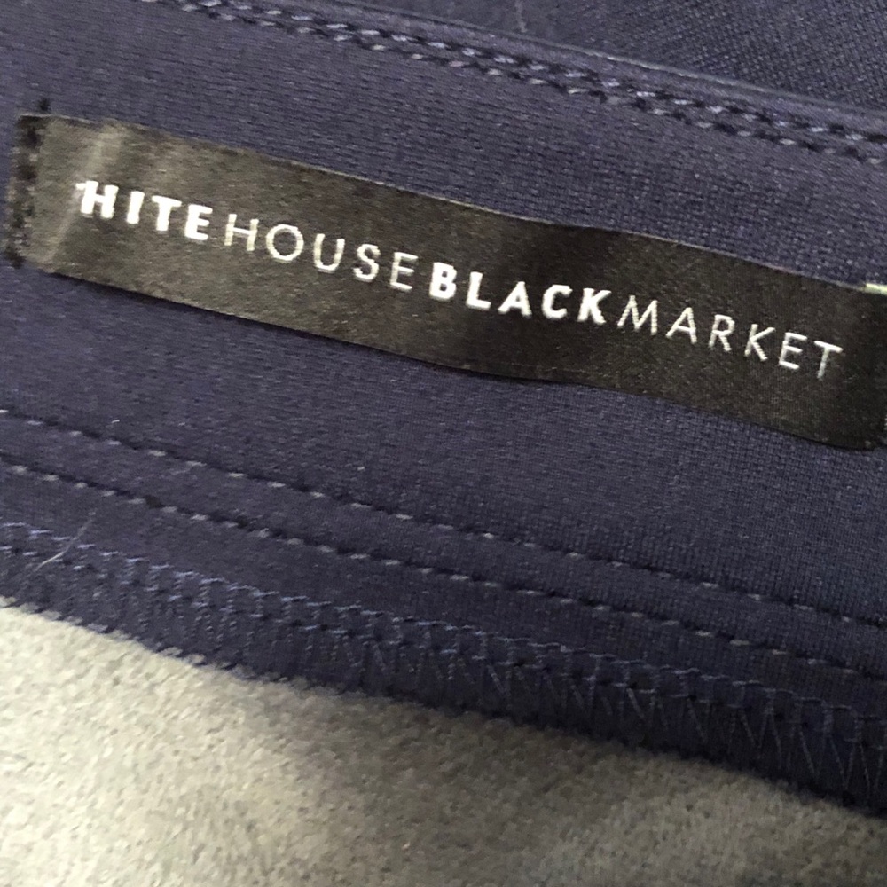 White House black market thelegging navy blue pant - Picture 4 of 7